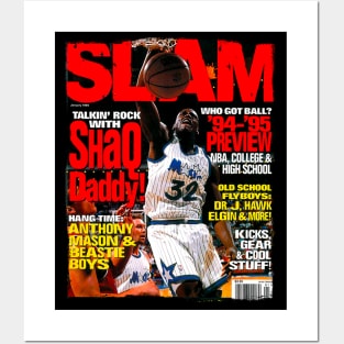 SHAQ - SLAM Posters and Art